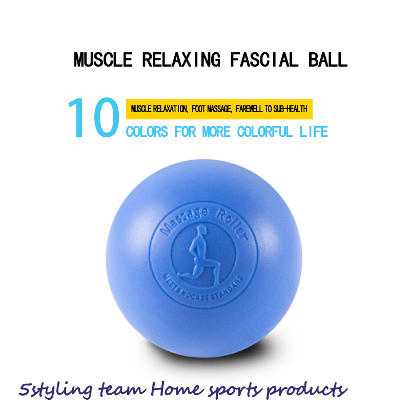 Директна продажба на силикон за рехабилитационна масажна топка, йога за стреч, фитнес масаж, мускулна единична топка, релаксираща плантарна фасциална топка