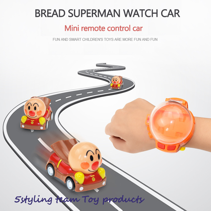 Тайвански горещ хляб Супермен часовник с дистанционно зареждане на USB мрежа червен часовник мини дистанционно управление кола