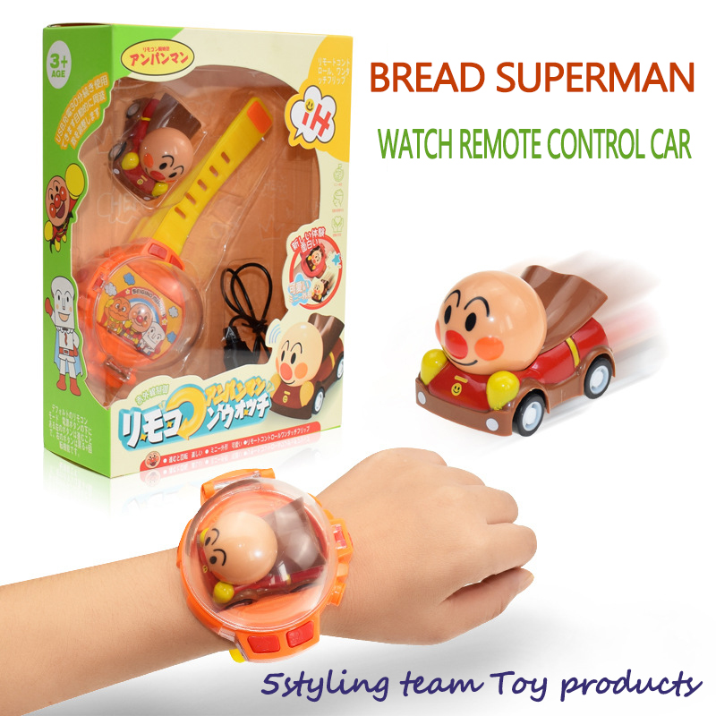 Тайван горещ хляб Супермен часовник дистанционно зареждане USB чист червен часовник мини дистанционно управление кола